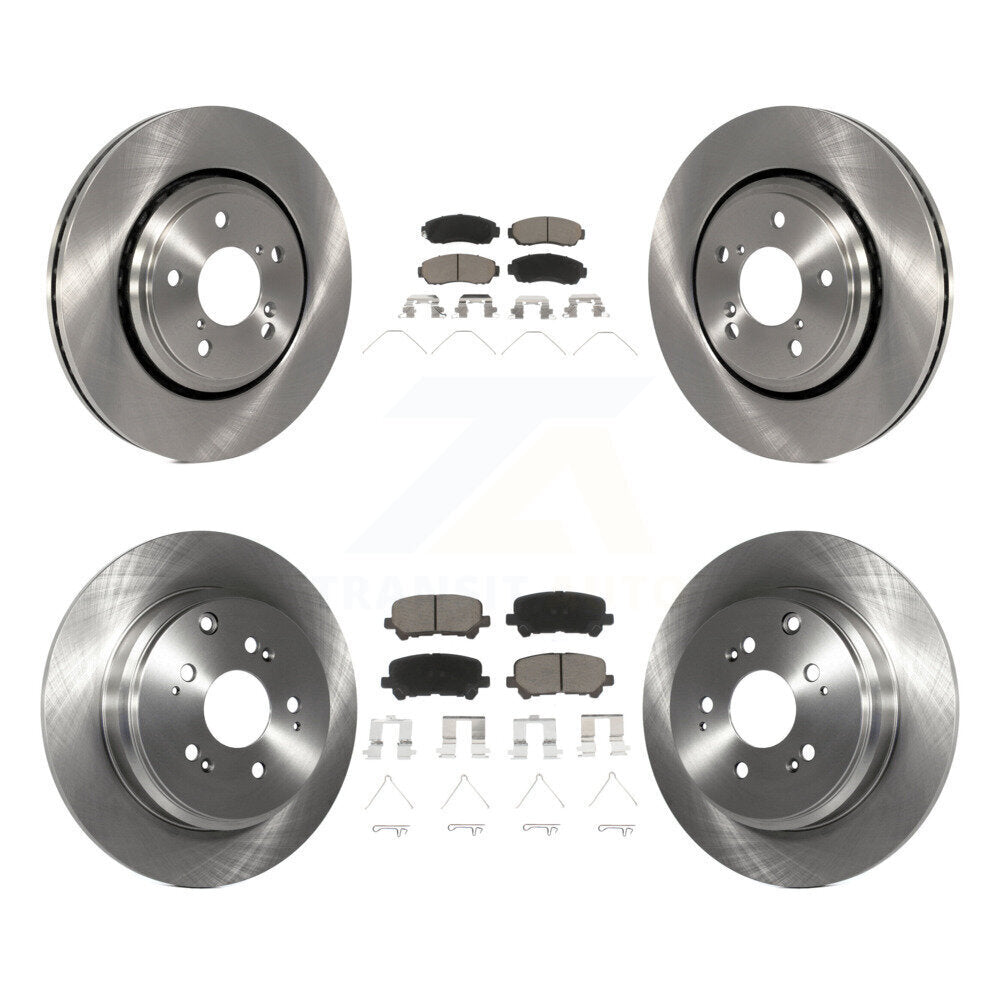 [Avant + Arrière] Kit de Disque et plaquette (céramique) de frein pour 2015-2017 Honda Odyssey K8C-101492