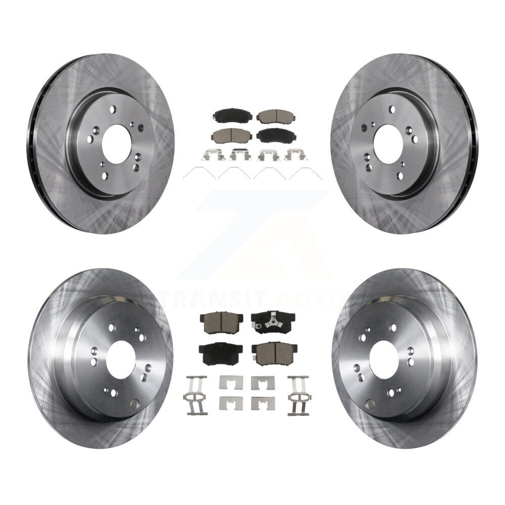 [Avant + Arrière] Kit de Disque et plaquette (céramique) de frein pour 2012-2016 Honda CR-V AWD K8C-101493