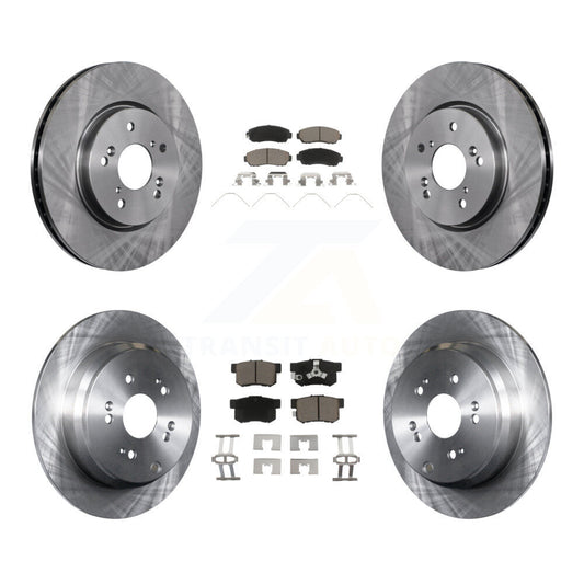 [Avant + Arrière] Kit de Disque et plaquette (céramique) de frein pour 2012-2016 Honda CR-V AWD K8C-101493