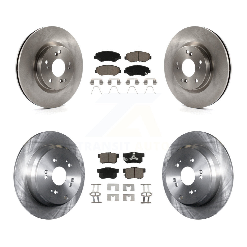 [Avant + Arrière] Kit de Disque et plaquette (céramique) de frein pour 2012-2016 Honda CR-V FWD K8C-101494