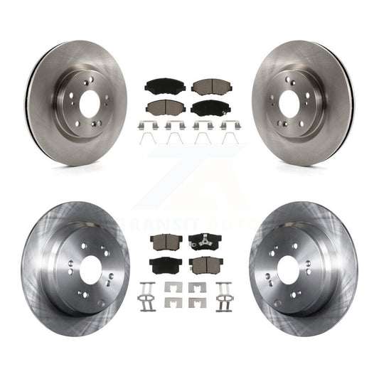 [Avant + Arrière] Kit de Disque et plaquette (céramique) de frein pour 2012-2016 Honda CR-V FWD K8C-101494