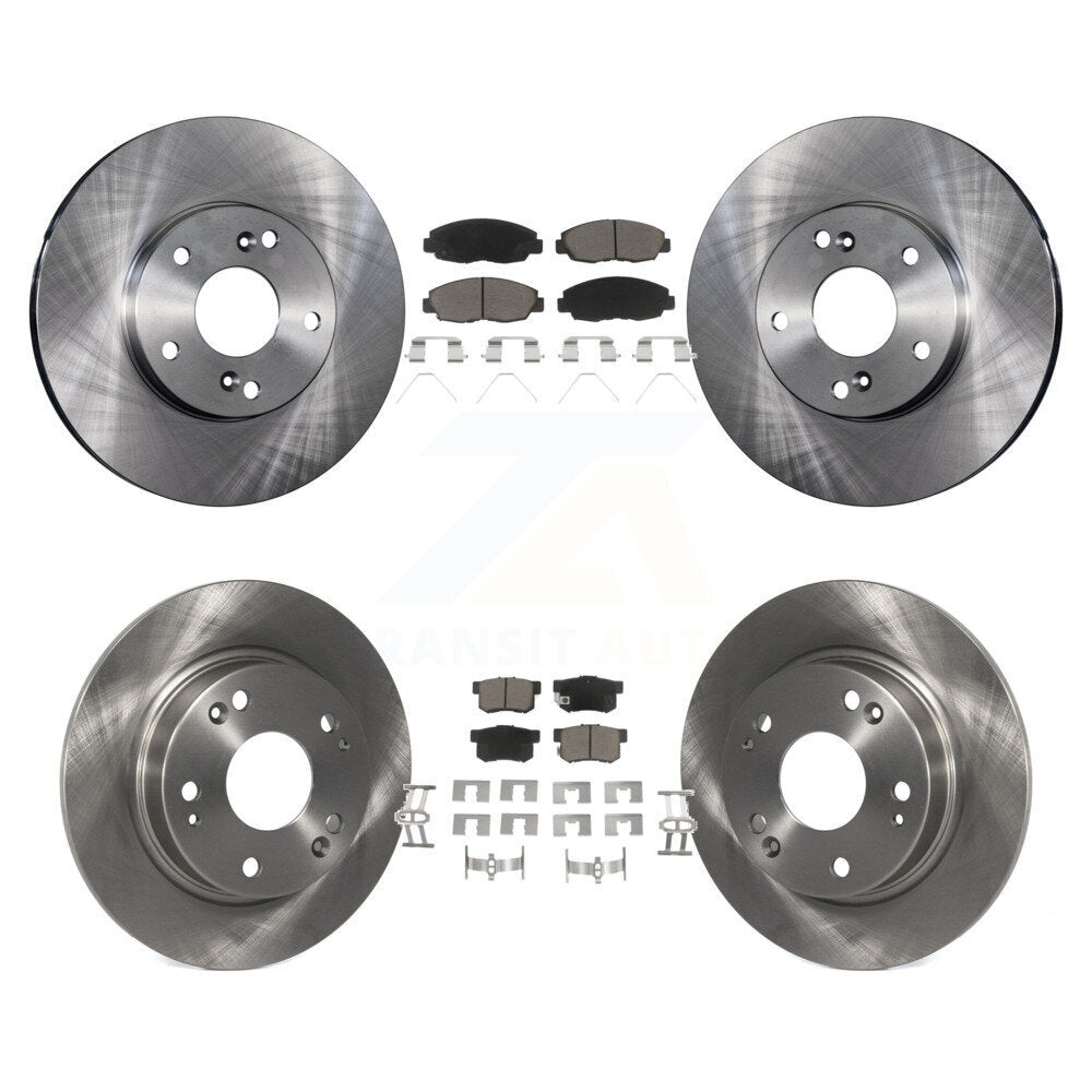 [Avant + Arrière] Kit de Disque et plaquette (céramique) de frein pour 2014-2015 Honda Civic Touring K8C-101499
