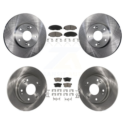 [Avant + Arrière] Kit de Disque et plaquette (céramique) de frein pour 2014-2015 Honda Civic Touring K8C-101499