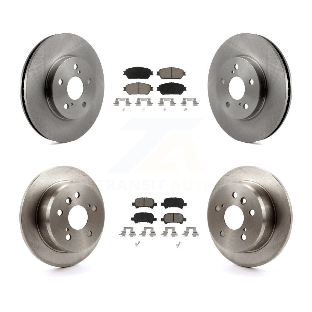 [Avant + Arrière] Kit de Disque et plaquette (céramique) de frein pour Toyota Camry Avalon Solara K8C-101500