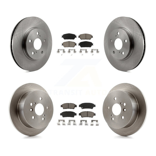 [Avant + Arrière] Kit de Disque et plaquette (céramique) de frein pour 2004-2010 Toyota Sienna K8C-101501