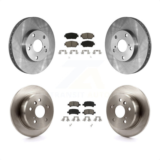 [Avant + Arrière] Kit de Disque et plaquette (céramique) de frein pour 2005-2006 Toyota Camry Base LE Vehicles Manufactured In USA K8C-101503 par Transit Auto