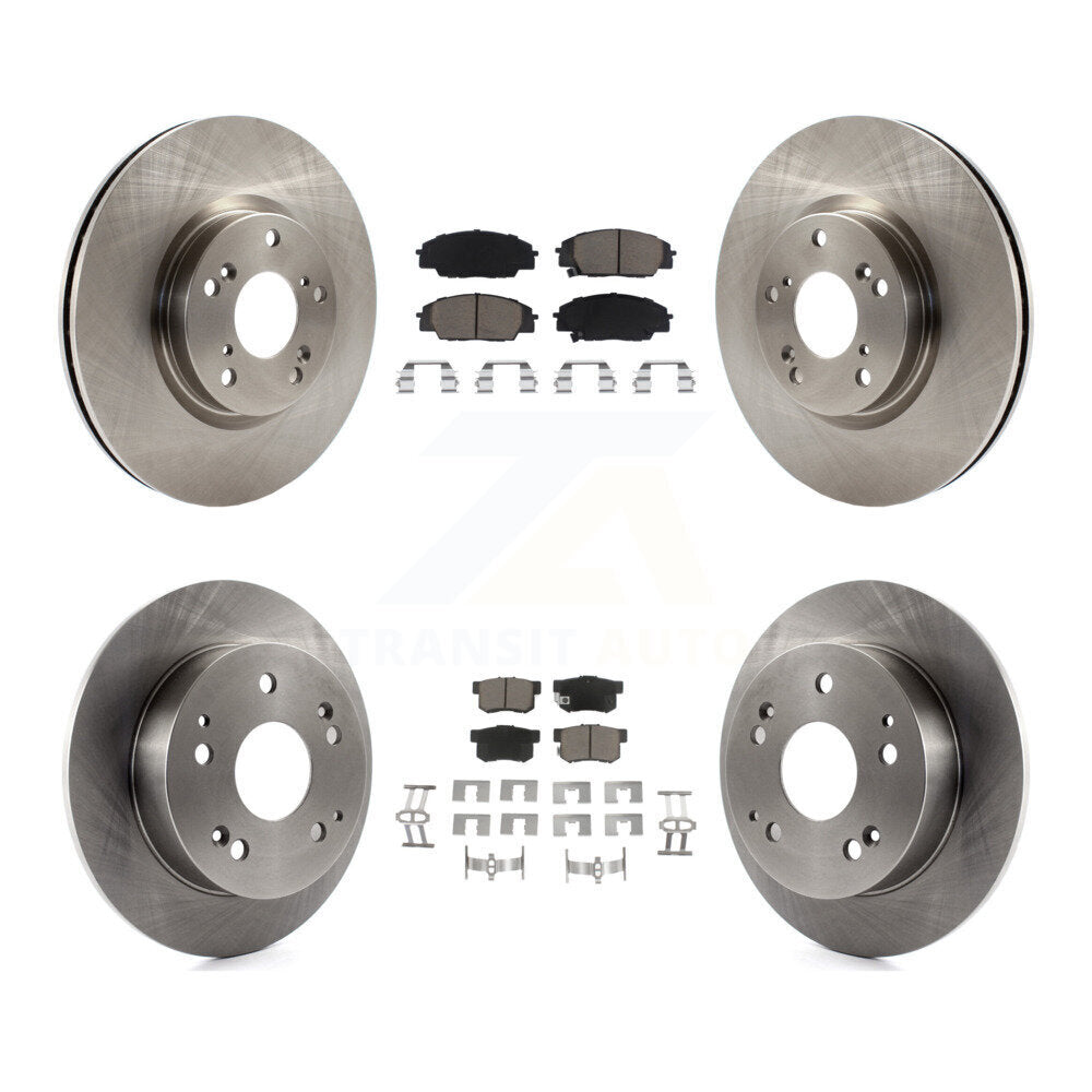 [Avant + Arrière] Kit de Disque et plaquette (céramique) de frein pour 2002-2006 Acura RSX Type-S K8C-101506