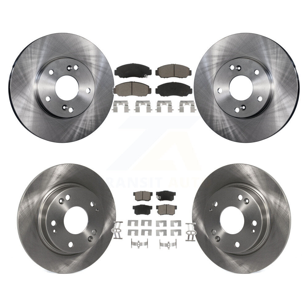 [Avant + Arrière] Kit de Disque et plaquette (céramique) de frein pour Acura CSX K8C-101507