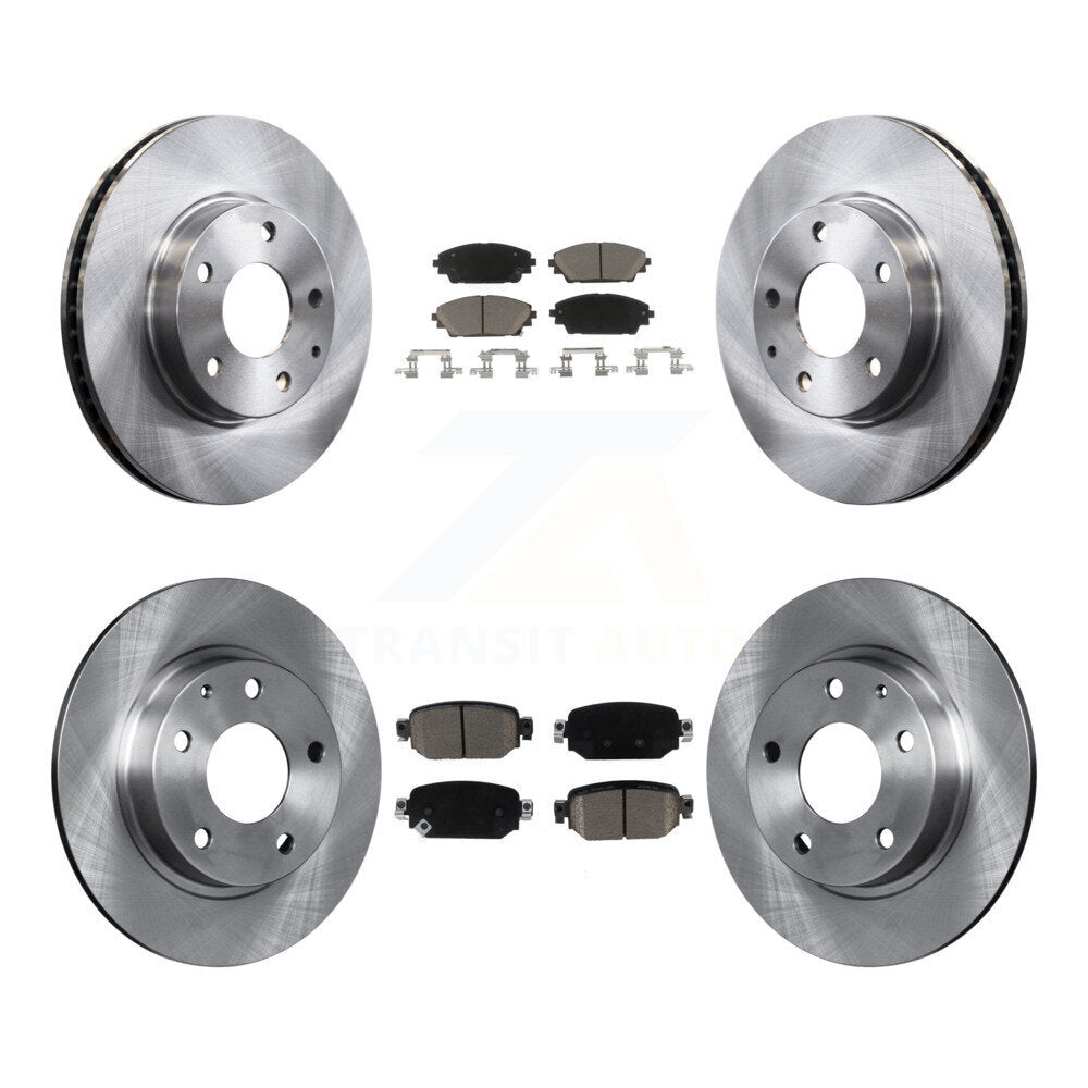 [Avant + Arrière] Kit de Disque et plaquette (céramique) de frein pour 2019-2021 Mazda CX-3 FWD K8C-101508