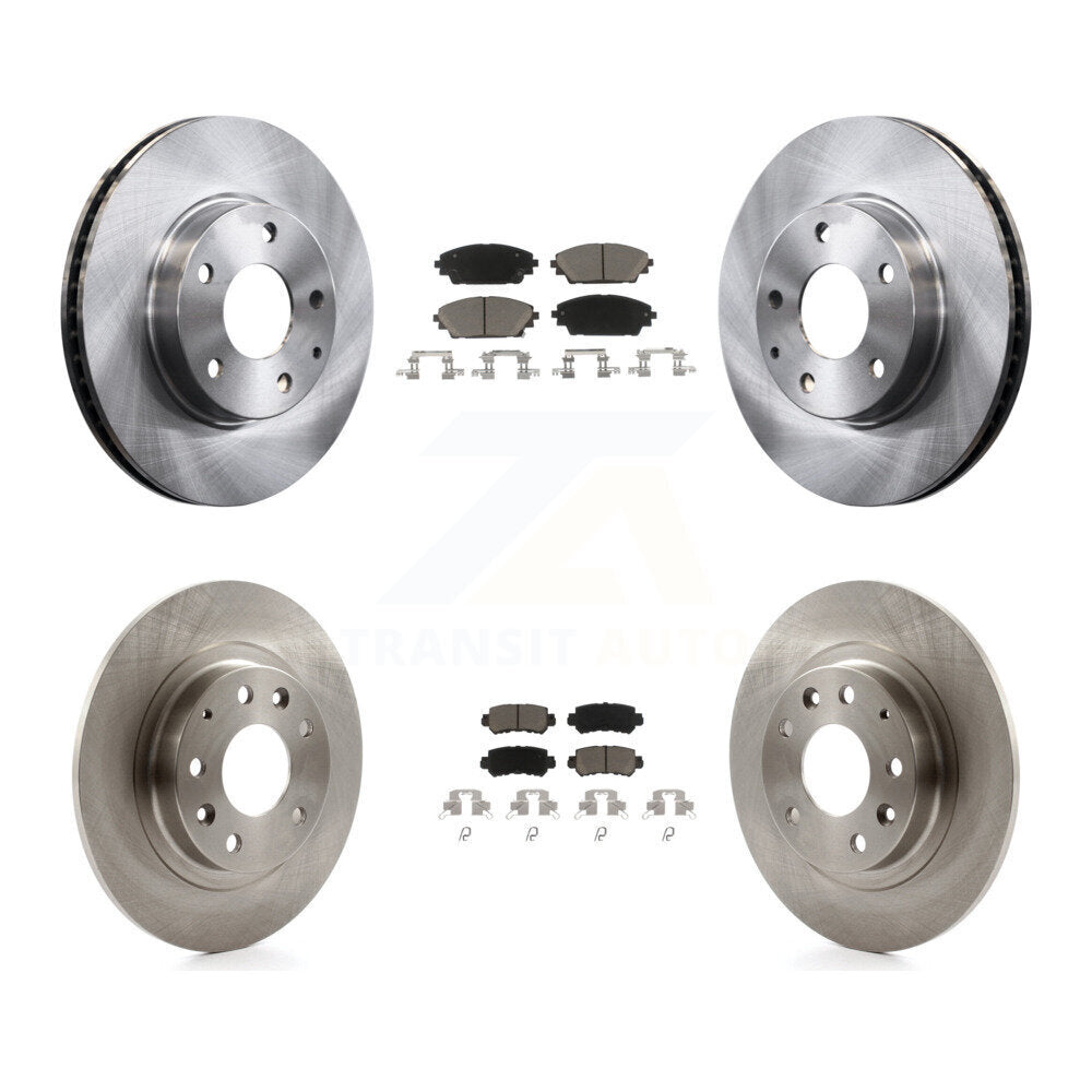 [Avant + Arrière] Kit de Disque et plaquette (céramique) de frein pour 2016-2018 Mazda CX-3 FWD K8C-101510
