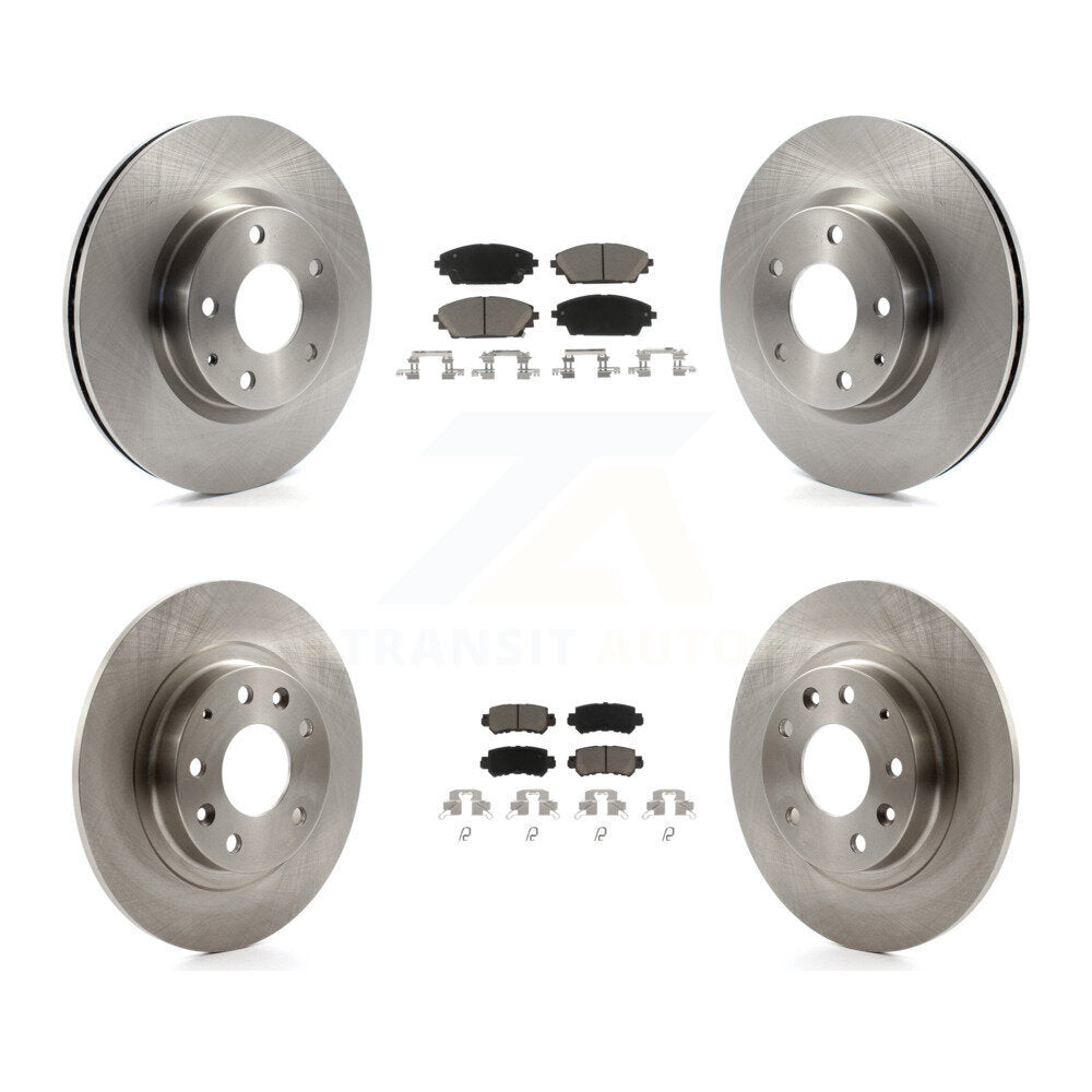[Avant + Arrière] Kit de Disque et plaquette (céramique) de frein pour 2016-2018 Mazda CX-3 AWD K8C-101511