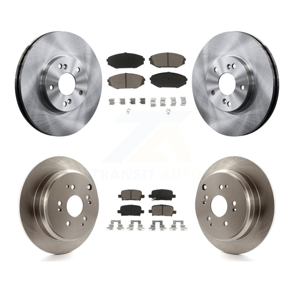 [Avant + Arrière] Kit de Disque et plaquette (céramique) de frein pour 2002-2004 Honda Odyssey K8C-101512