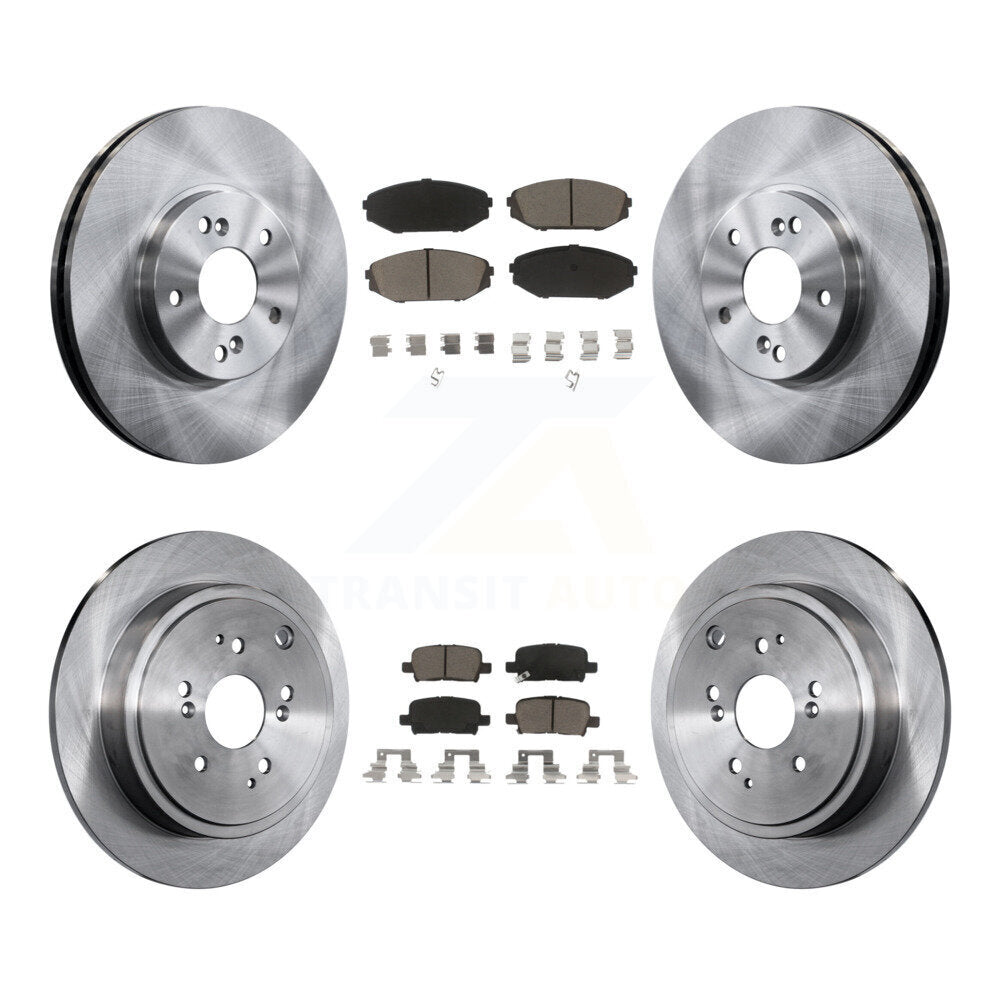 [Avant + Arrière] Kit de Disque et plaquette (céramique) de frein pour 2001-2002 Acura MDX K8C-101513