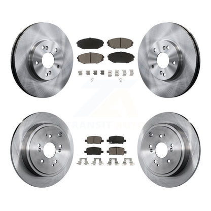 [Avant + Arrière] Kit de Disque et plaquette (céramique) de frein pour 2001-2002 Acura MDX K8C-101513