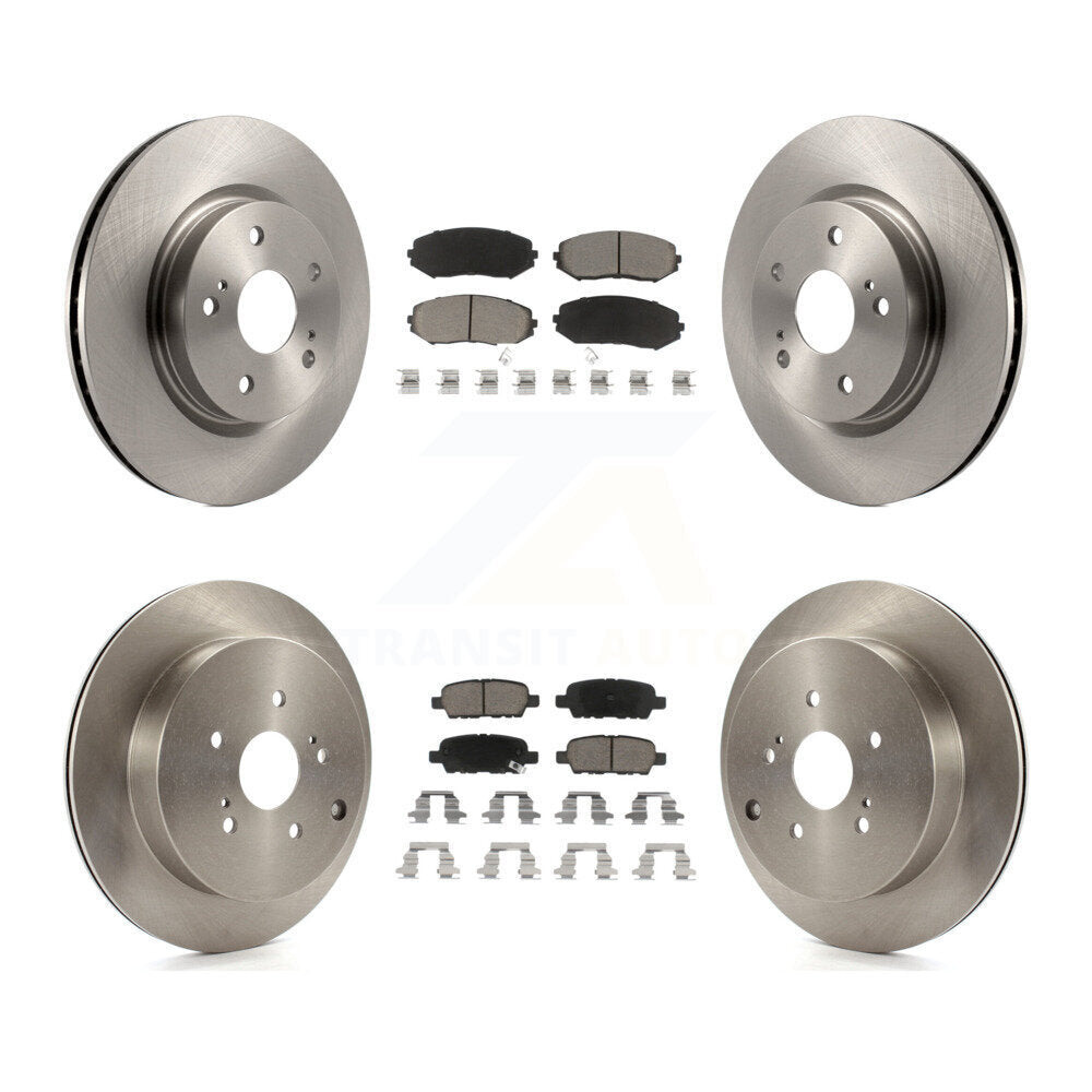 [Avant + Arrière] Kit de Disque et plaquette (céramique) de frein pour 2009-2013 Suzuki Grand Vitara K8C-101514