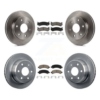 [Avant + Arrière] Kit de Disque et plaquette (céramique) de frein pour Chevrolet Tahoe GMC Suburban 1500 Yukon Avalanche XL Cadillac Escalade Express Savana K8C-101515