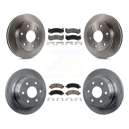 [Avant + Arrière] Kit de Disque et plaquette (céramique) de frein pour 2002 Chevrolet Avalanche 1500 avec Single Piston Caliper K8C-101516