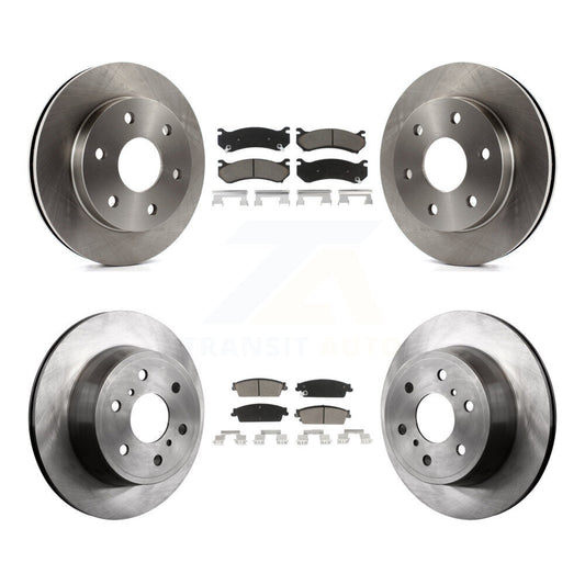 [Avant + Arrière] Kit de Disque et plaquette (céramique) de frein pour 2007 Chevrolet Silverado 1500 rear brakes K8C-101519