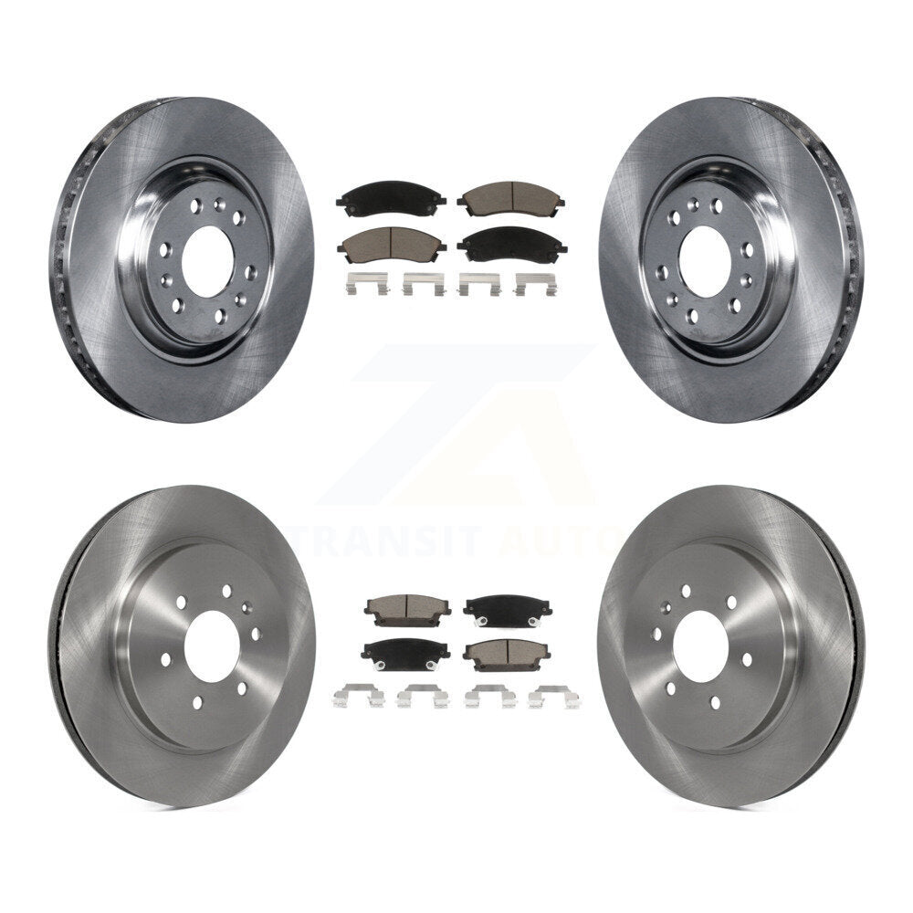 [Avant + Arrière] Kit de Disque et plaquette (céramique) de frein pour Cadillac SRX K8C-101522