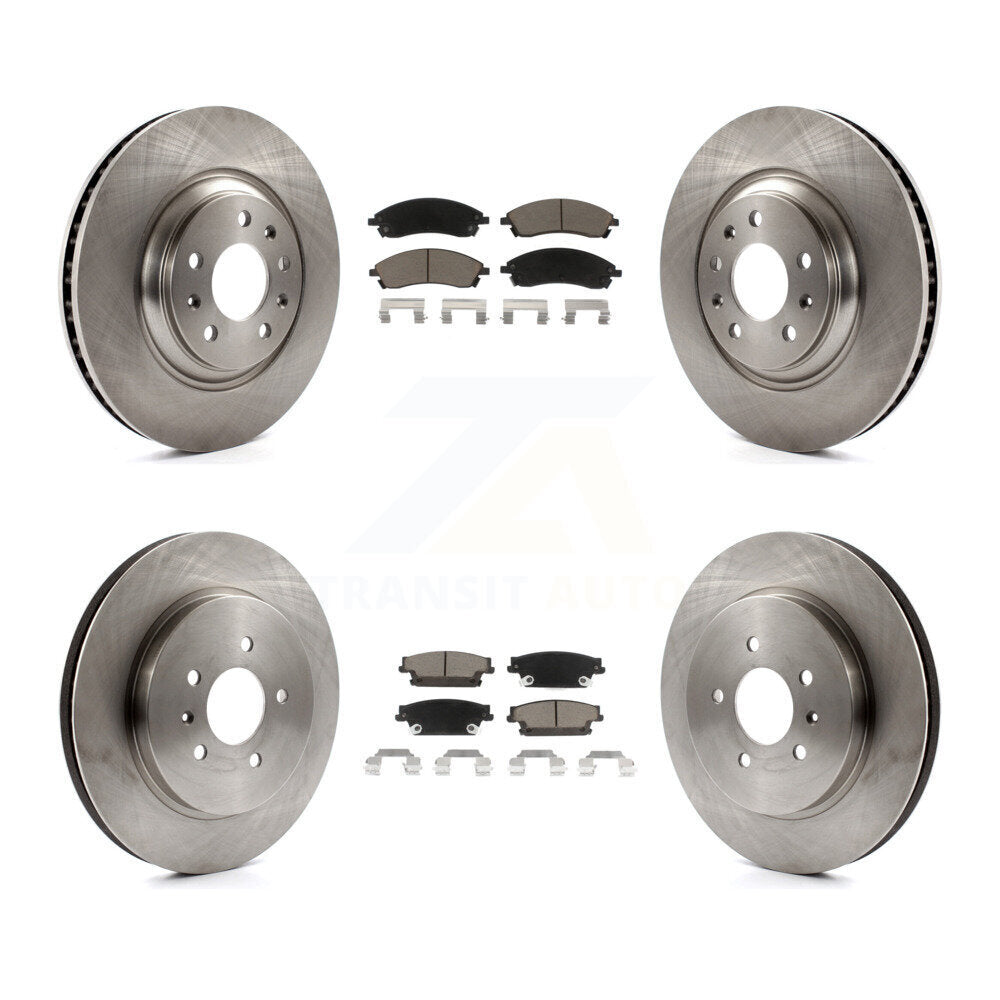 [Avant + Arrière] Kit de Disque et plaquette (céramique) de frein pour Cadillac CTS STS K8C-101523