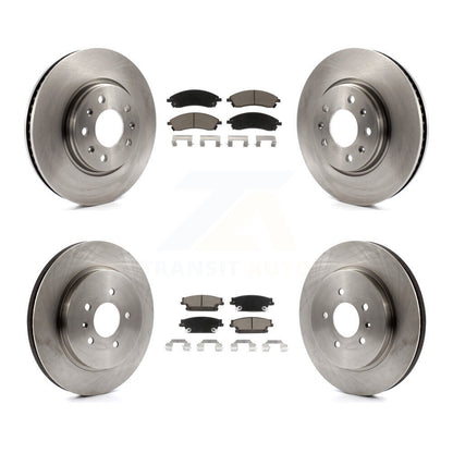 [Avant + Arrière] Kit de Disque et plaquette (céramique) de frein pour 2006-2007 Cadillac CTS Base avec Sport Suspension K8C-101524