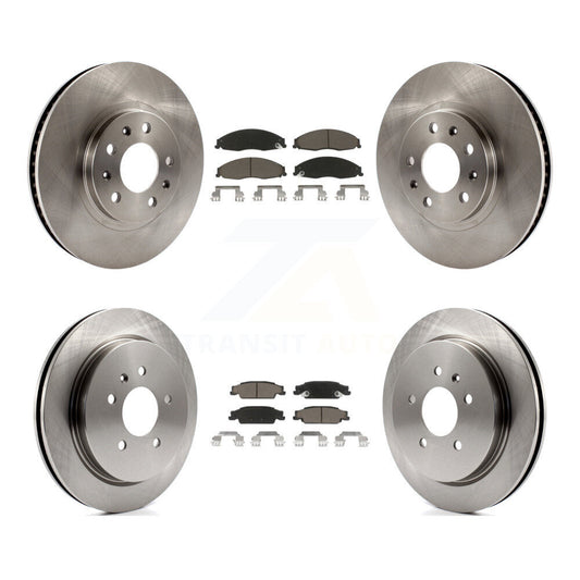 [Avant + Arrière] Kit de Disque et plaquette (céramique) de frein pour Cadillac CTS avec Standard Suspension K8C-101525