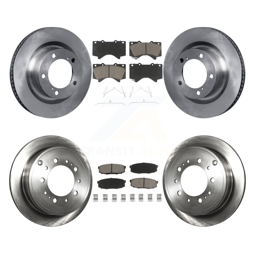 [Avant + Arrière] Kit de Disque et plaquette (céramique) de frein pour Toyota Tundra Sequoia Lexus LX570 Land Cruiser K8C-101527