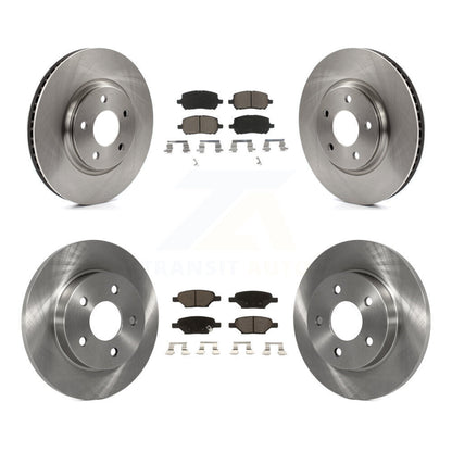 [Avant + Arrière] Kit de Disque et plaquette (céramique) de frein pour 2010 Pontiac G5 avec Brakes K8C-101528