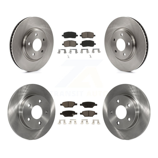 [Avant + Arrière] Kit de Disque et plaquette (céramique) de frein pour 2010 Pontiac G5 avec Brakes K8C-101528