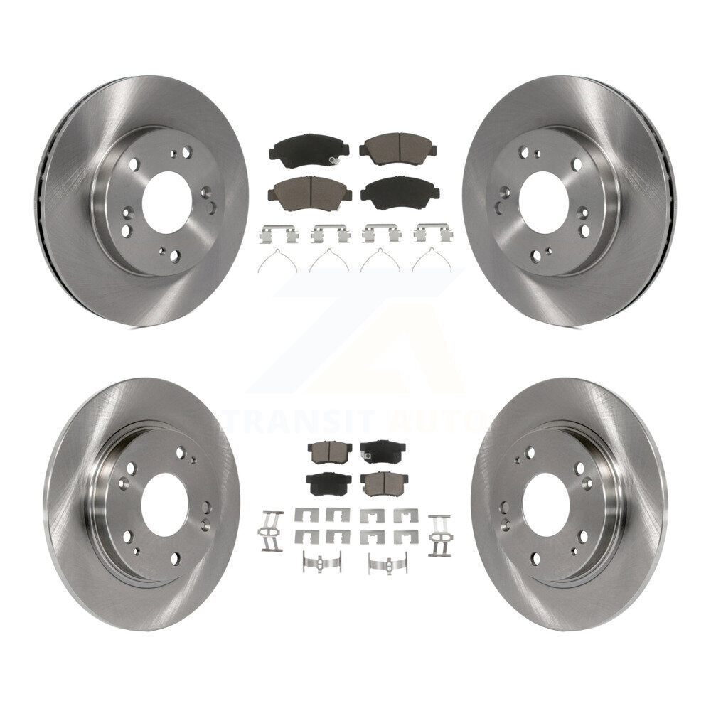 [Avant + Arrière] Kit de Disque et plaquette (céramique) de frein pour 2011-2015 Honda CR-Z K8C-101529
