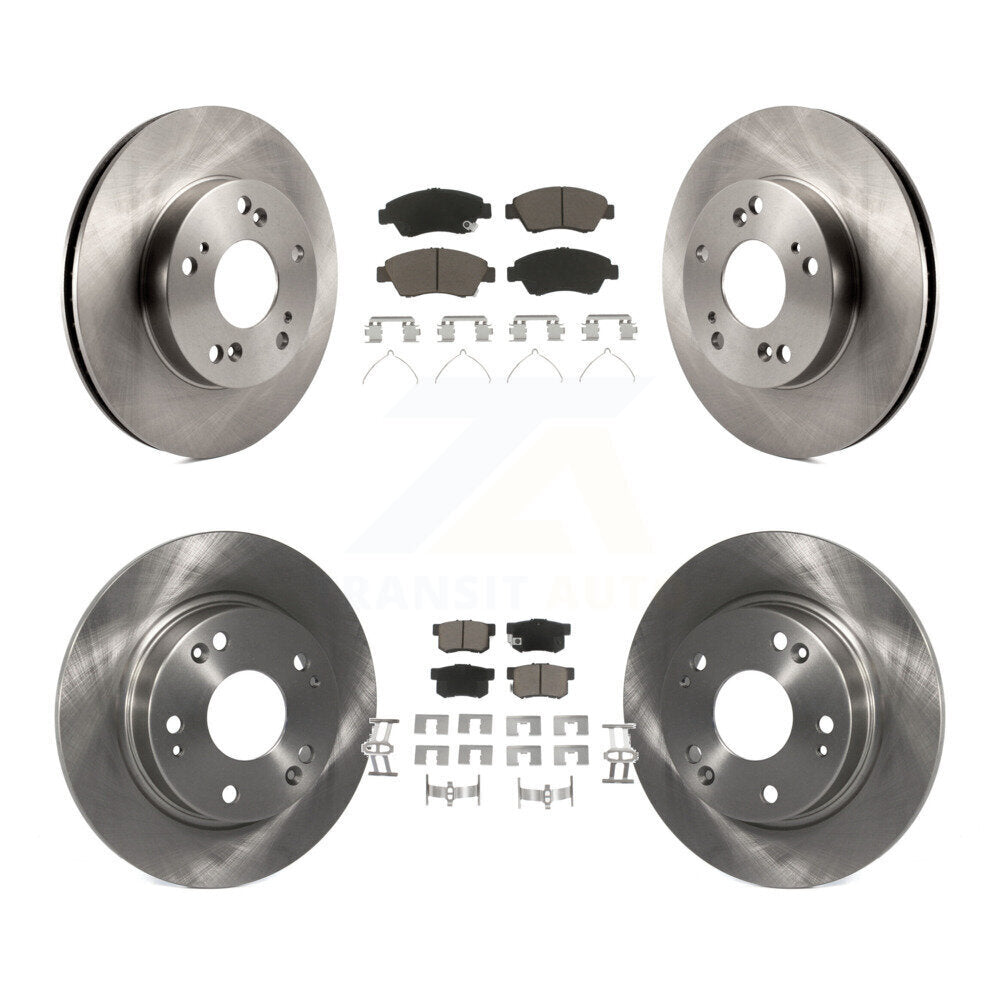[Avant + Arrière] Kit de Disque et plaquette (céramique) de frein pour 2013-2015 Acura ILX 1.5L K8C-101531
