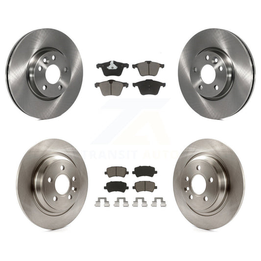 [Avant + Arrière] Kit de Disque et plaquette (céramique) de frein pour 2008 Volvo V70 avec 300mm Diameter Rotor K8C-101533