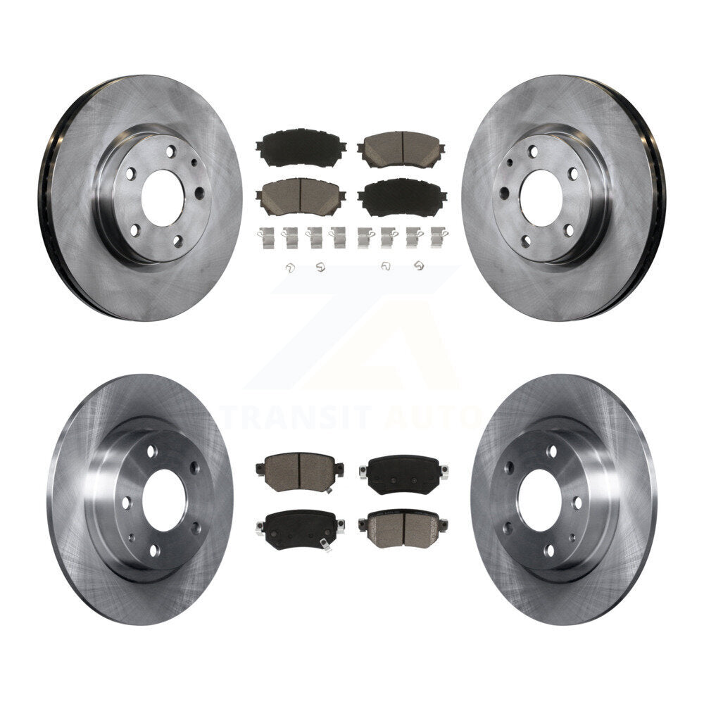 [Avant + Arrière] Kit de Disque et plaquette (céramique) de frein pour 2016-2018 Mazda 6 K8C-101534