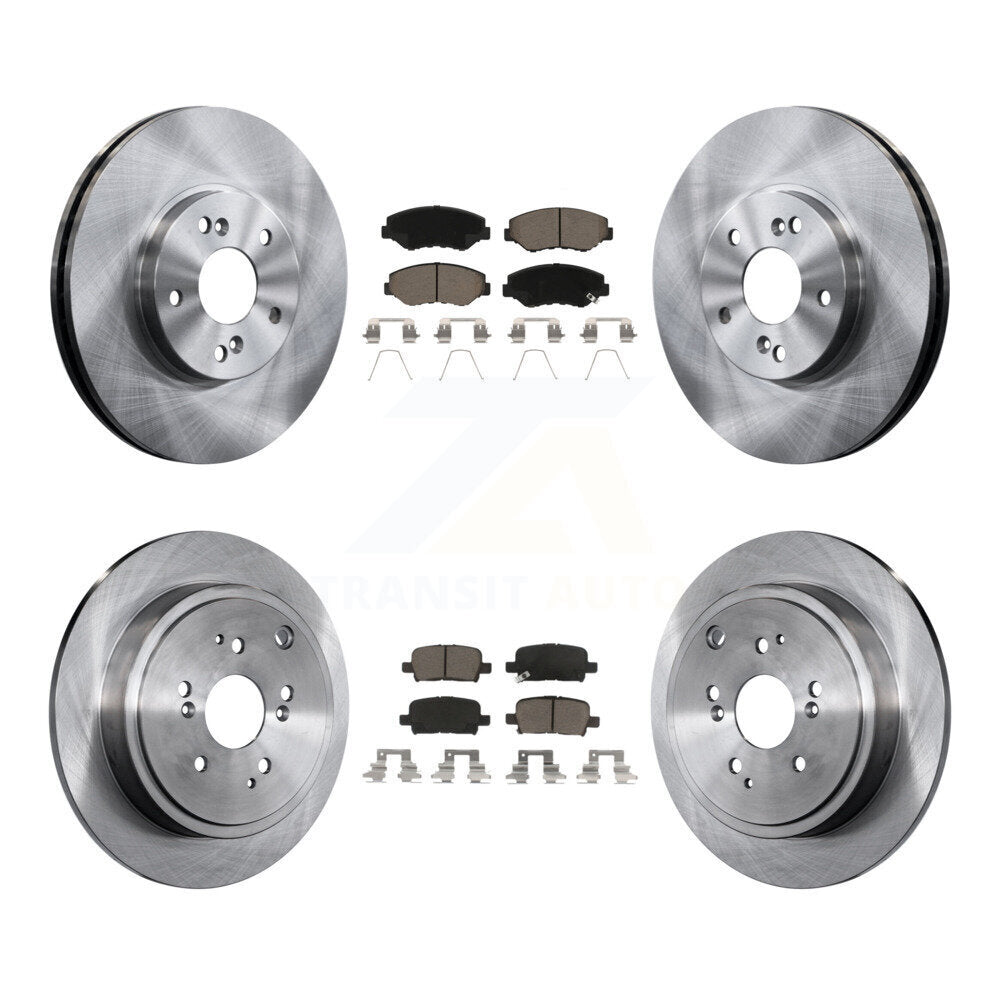 [Avant + Arrière] Kit de Disque et plaquette (céramique) de frein pour 2003-2008 Honda Pilot K8C-101548