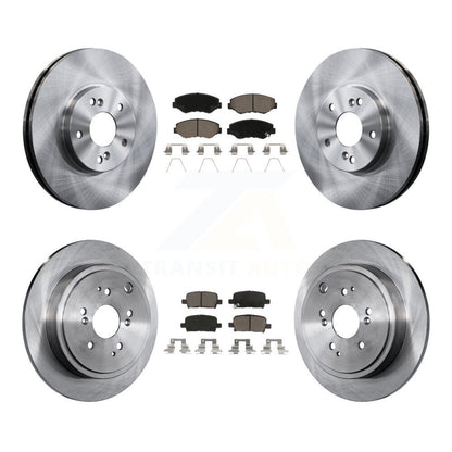 [Avant + Arrière] Kit de Disque et plaquette (céramique) de frein pour 2003-2008 Honda Pilot K8C-101548