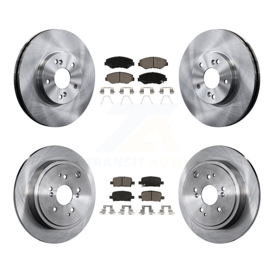 [Avant + Arrière] Kit de Disque et plaquette (céramique) de frein pour 2003-2008 Honda Pilot K8C-101548