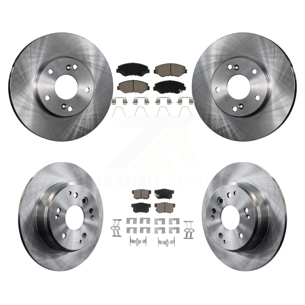 [Avant + Arrière] Kit de Disque et plaquette (céramique) de frein pour 2003-2011 Honda Element K8C-101549