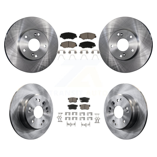 [Avant + Arrière] Kit de Disque et plaquette (céramique) de frein pour 2003-2011 Honda Element K8C-101549