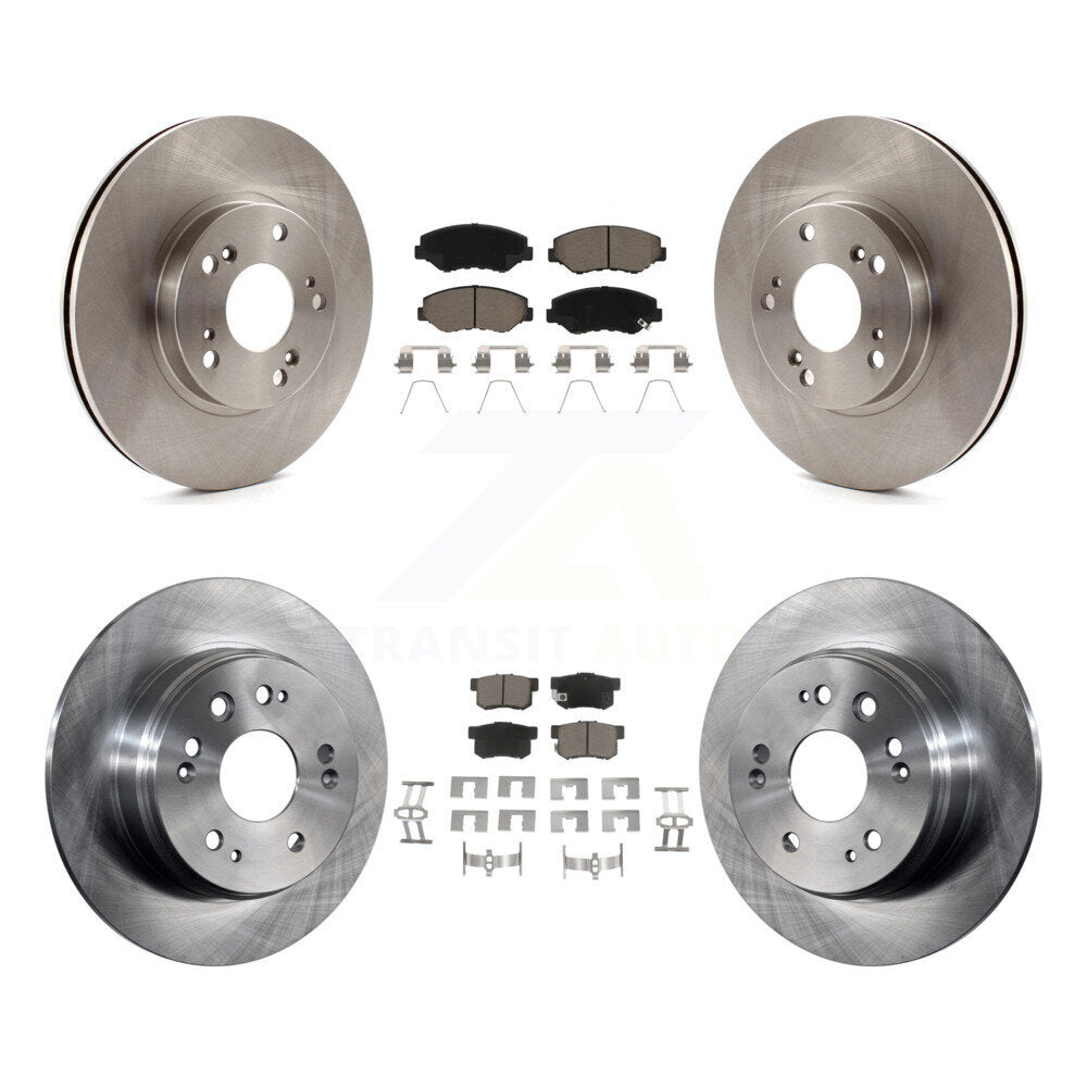 [Avant + Arrière] Kit de Disque et plaquette (céramique) de frein pour 2002-2004 Honda CR-V K8C-101550