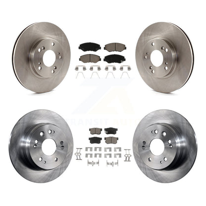 [Avant + Arrière] Kit de Disque et plaquette (céramique) de frein pour 2002-2004 Honda CR-V K8C-101550
