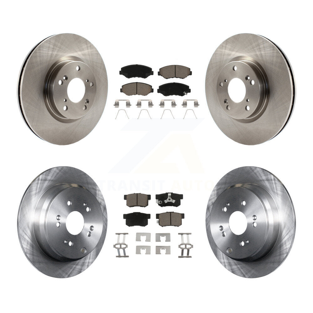 [Avant + Arrière] Kit de Disque et plaquette (céramique) de frein pour 2005-2006 Honda CR-V K8C-101551