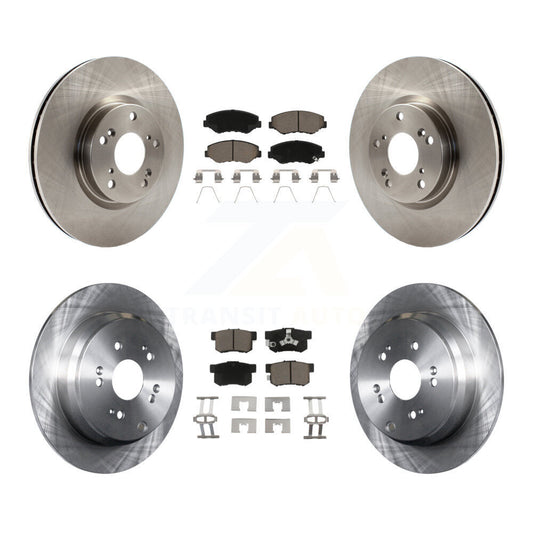 [Avant + Arrière] Kit de Disque et plaquette (céramique) de frein pour 2005-2006 Honda CR-V K8C-101551