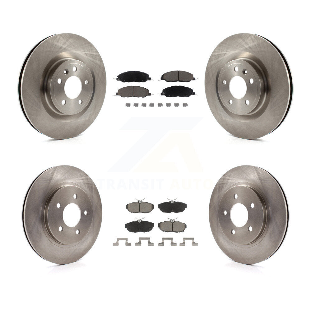 [Avant + Arrière] Kit de Disque et plaquette (céramique) de frein pour Ford Mustang K8C-101552