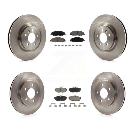 [Avant + Arrière] Kit de Disque et plaquette (céramique) de frein pour Ford Mustang K8C-101552