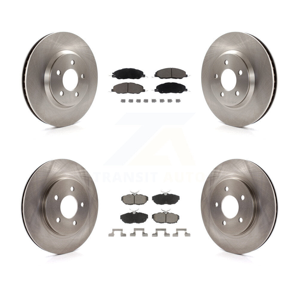 [Avant + Arrière] Kit de Disque et plaquette (céramique) de frein pour Ford Mustang K8C-101553