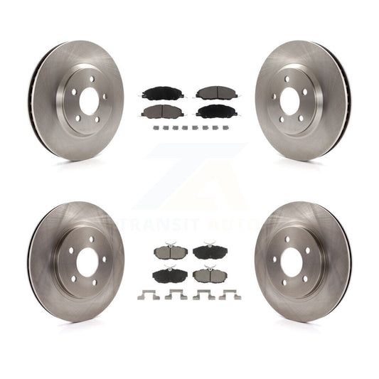 [Avant + Arrière] Kit de Disque et plaquette (céramique) de frein pour Ford Mustang K8C-101553