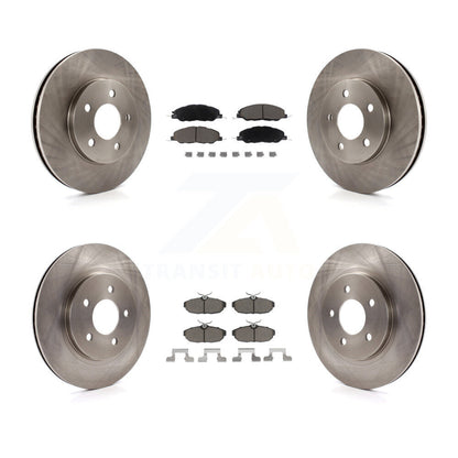 [Avant + Arrière] Kit de Disque et plaquette (céramique) de frein pour 2005-2010 Ford Mustang Base K8C-101555