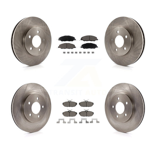 [Avant + Arrière] Kit de Disque et plaquette (céramique) de frein pour 2005-2010 Ford Mustang Base K8C-101555