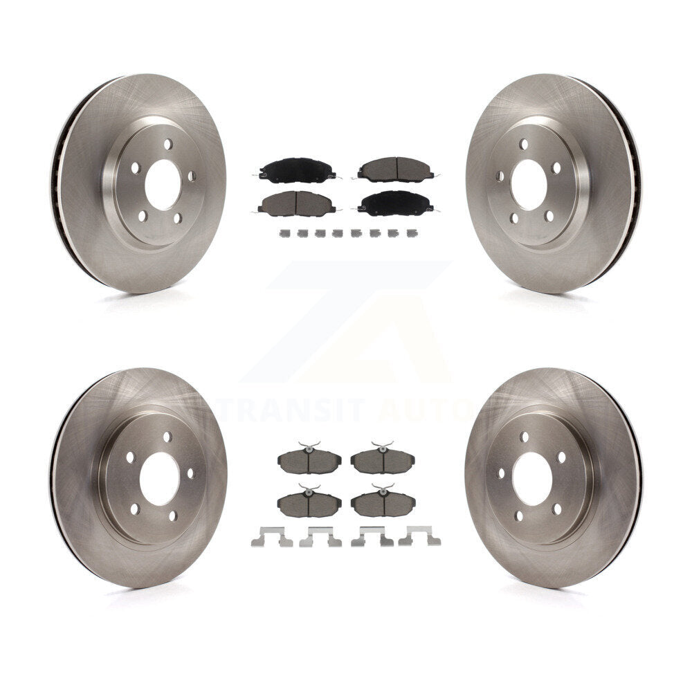[Avant + Arrière] Kit de Disque et plaquette (céramique) de frein pour Ford Mustang K8C-101556