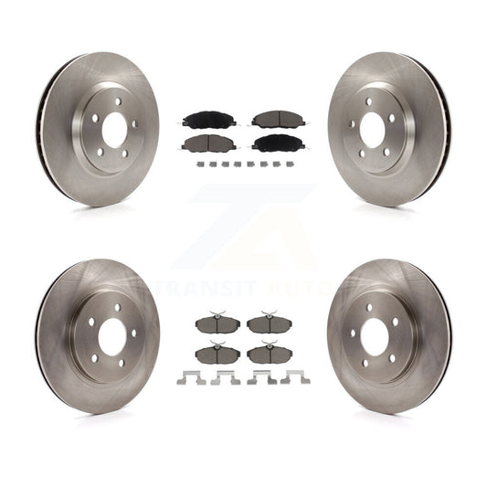 [Avant + Arrière] Kit de Disque et plaquette (céramique) de frein pour Ford Mustang K8C-101556